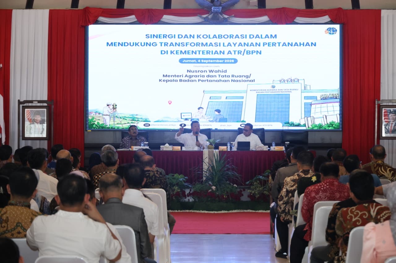 Menteri ATR/Kepala BPN: Transformasi Organisasi dan Layanan Pertanahan Harus Bermuara pada Kepastian bagi Masyarakat | Newstv Indonesia