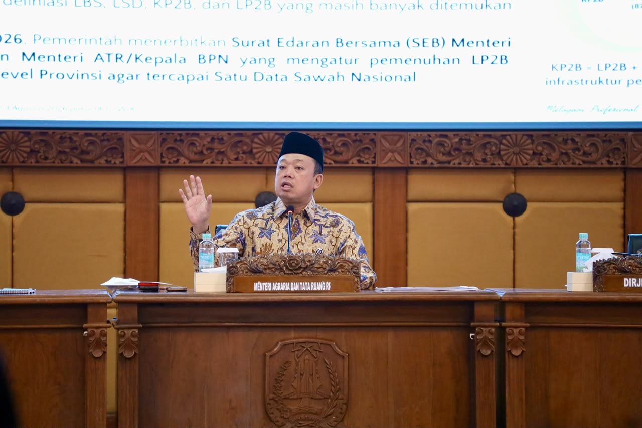 LP2B Jatim Lampaui Target, Menteri Nusron Minta Pemda Segera Integrasikan ke dalam RTRW | Newstv Indonesia