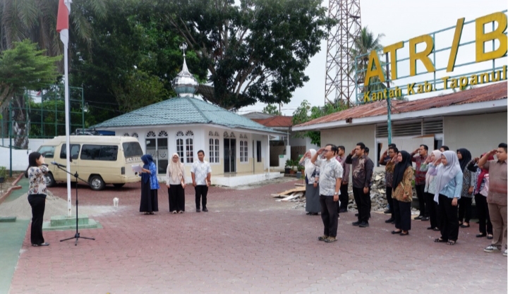 Komitmen Melayani Tanpa Henti, Kantah Tapsel Gelar Apel Pagi sebagai Penguatan Organisasi | Newstv Indonesia