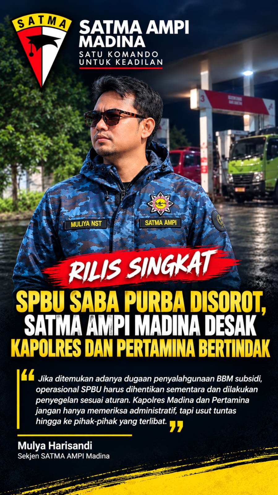 Diminta kepada Kapolres Madina, untuk Menyegel SPBU Tano Ponggol Saba Purba Diduga Telah Menyalah Gunakan BBM | Newstv Indonesia