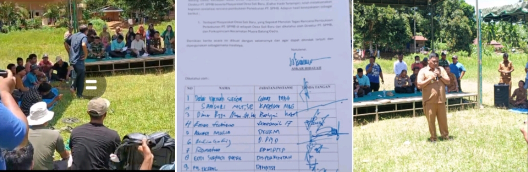 Warga Kecamatan Muara Batang Gadis Tegas Tolak PT SPMB, Penolakan Dituangkan dalam Berita Acara Resmi | Newstv Indonesia