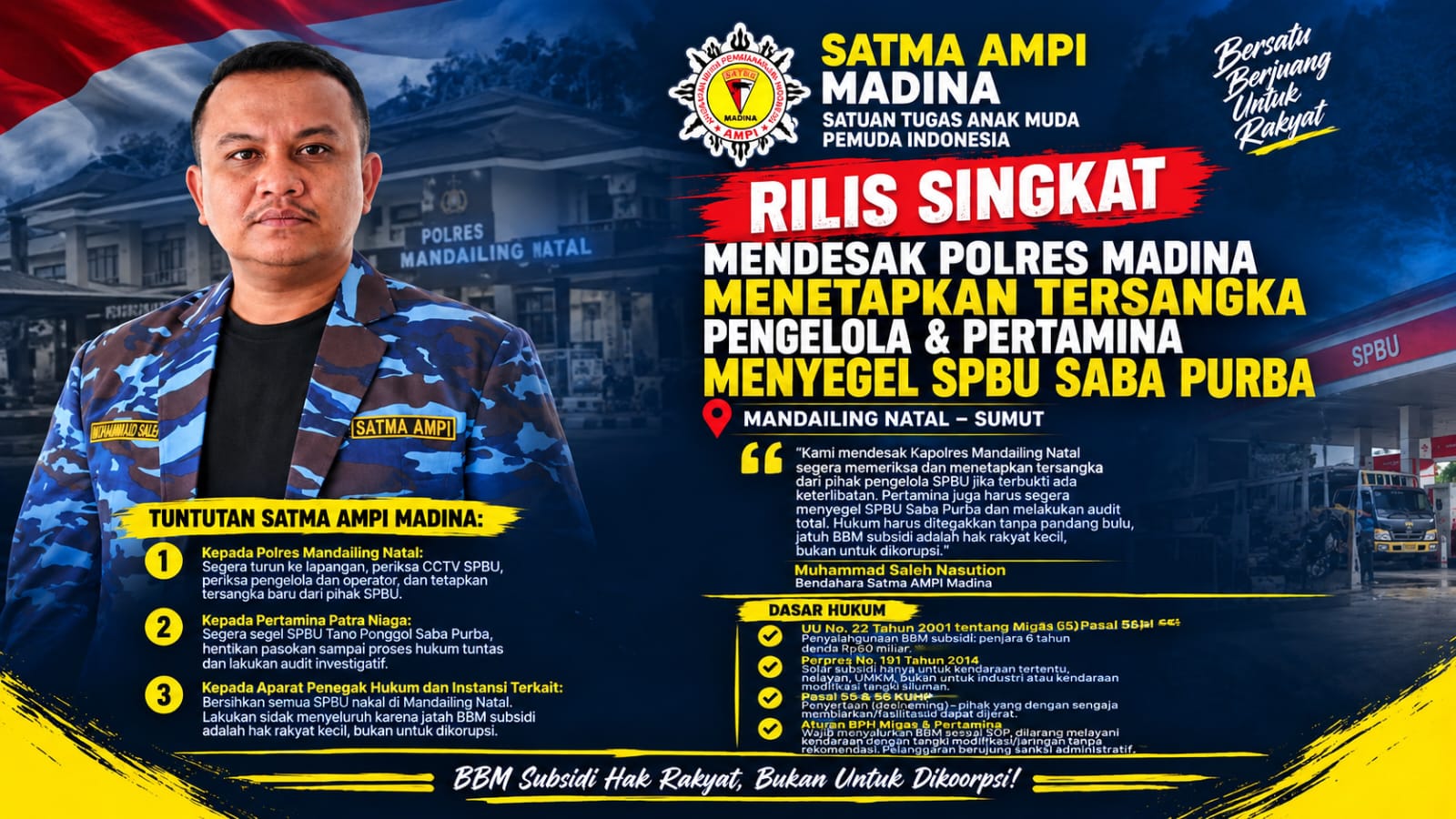 Mendesak Polres Madina Menetapkan Tersangka Pengelola & Pertamina Menyegel SPBU Saba Purba | Newstv Indonesia