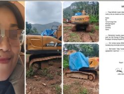 Excavator SANY PC 200 ,yang Biasa di Gunakan untuk Amal kepada Yayasan Sekolah Islam Dicuri , Pemilik Lapor ke Polres Sijunjung