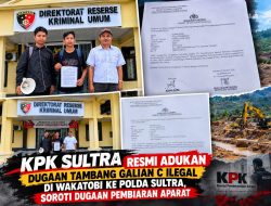 KPK Sultra Resmi Adukan Dugaan Tambang Galian C Ilegal di Wakatobi ke Polda Sultra, Soroti Dugaan Pembiaran Aparat