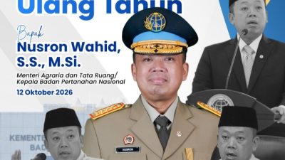 Selamat Ulang Tahun Nusron Wahid! Doa dan Harapan Kantah Tapsel untuk ATR/BPN yang Makin Maju | Newstv Indonesia