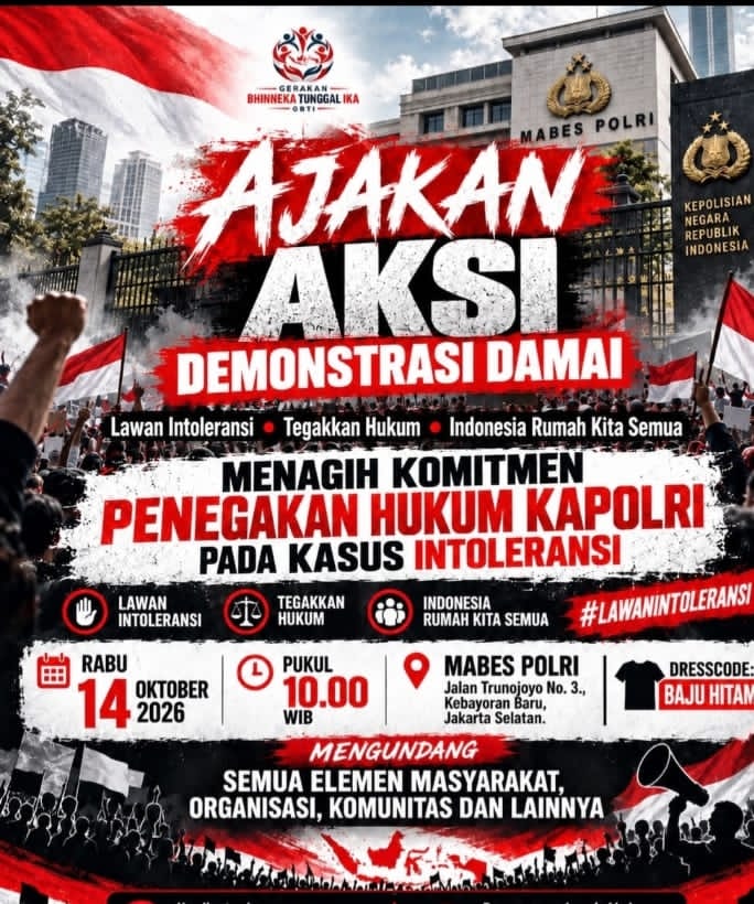 GBTI Gelar Demonstrasi Pada 14 Oktober 2026 Soroti Isi Intoleran | Newstv Indonesia