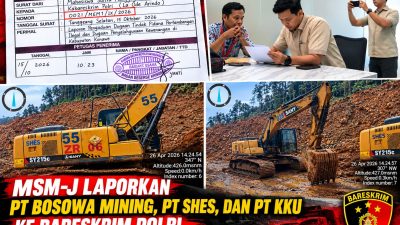 Breaking News, Mahasiswa Sultra Laporkan ke Bareskrim 3 Perusahaan Raksasa Diduga Keruk Nikel Ilegal di Kabupaten Konawe Utara | Newstv Indonesia