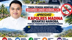 Tokoh Pemuda Mompang Julu M Anwar Hasibuan,SPd Apreseasi Kapolres Madina Berantas Narkoba, Perkuat Pendidikan dan Ekonomi Pemuda | Newstv Indonesia
