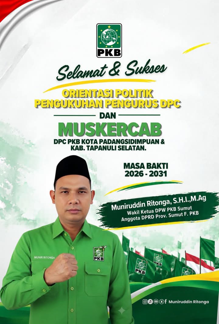 Muniruddin Ritonga Ingatkan Pengurus PKB Tapsel: Singkirkan Ego, Perkuat Soliditas Organisasi! | Newstv Indonesia