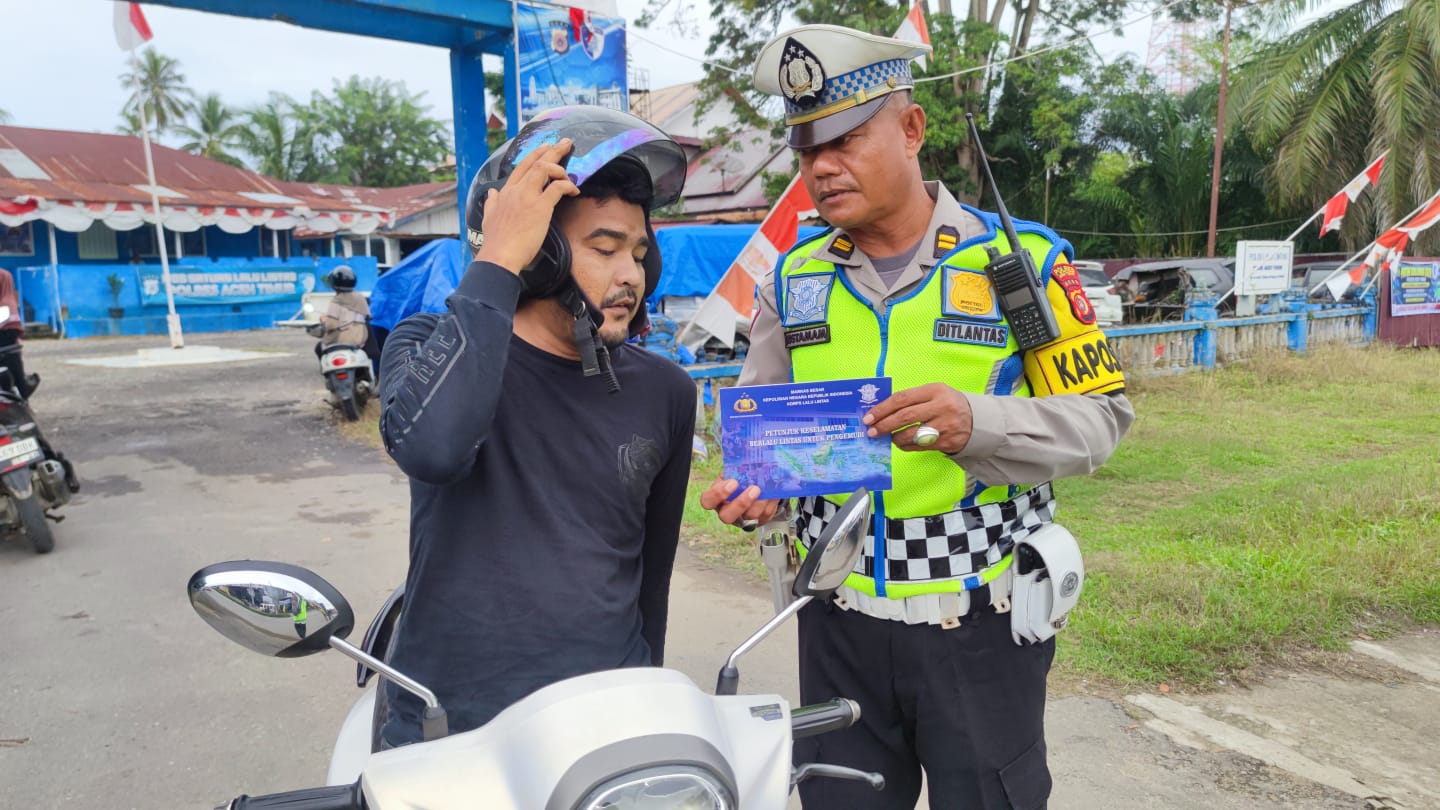 Operasi Patuh Seulawah 2026, Satlantas Polres Aceh Timur Gencar Sosialisasikan Kepada Pengguna Jalan | Newstv Indonesia