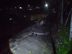 Breaking News : Warga Minta Pemda Turun Cek Malam Ini,Dek Jatuh Akibat Sungai Ranto Puran Meluap