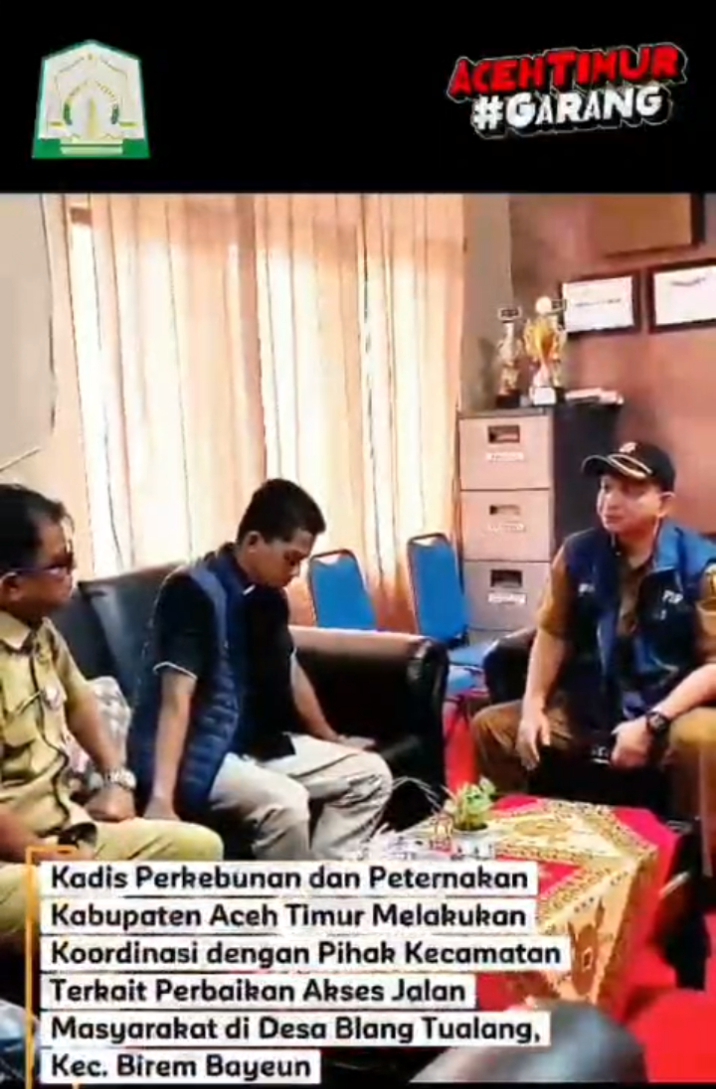 Gerak Cepat, Kadis Perkebunan dan Peternakan Aceh Timur Koordinasi dengan Perusahaan Perbaiki Jalan Rusak di Blang Tualang | Newstv Indonesia